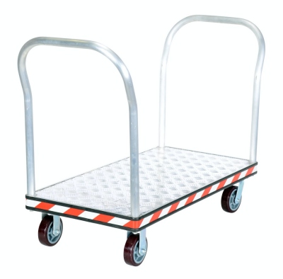 Vestil Heavy Duty  Dual Handle Aluminum Treadplate Platform Trucks